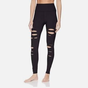 Alo Yoga Ripped Warrior leggings black XXS
